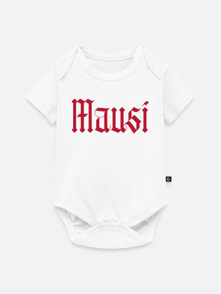 mausi / gothik stil (rot) - Baby Premium Kurzarmbody - Weiß