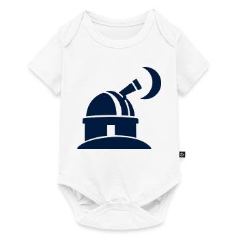 Sternwarte Observatorium Logo - Baby Premium Kurzarmbody - Weiß - Vorne