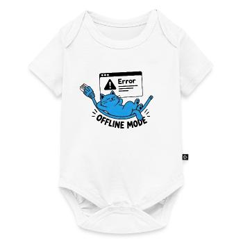 Offline-Modus / Trennung - Baby Premium Kurzarmbody - Weiß - Vorne