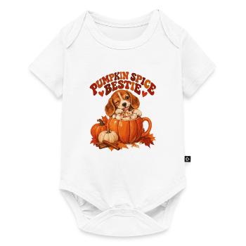Pumpkin Spice Bestie - Baby Premium Kurzarmbody - Weiß - Vorne