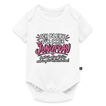 Ich bleibe für immer Jungfrau Vorbild - Baby Premium Kurzarmbody - Weiß - Vorne