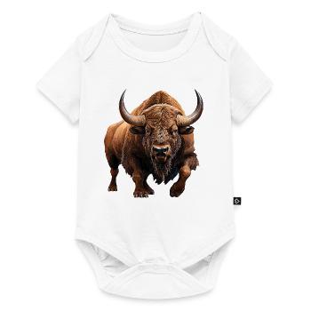 Auerochse - Baby Premium Kurzarmbody - Weiß - Vorne