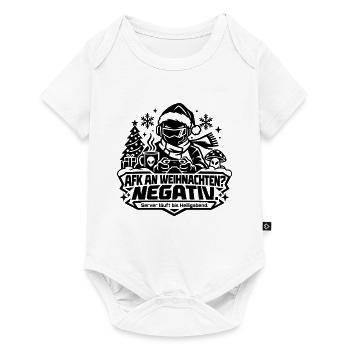 Gamer Weihnachten: AFK? Negativ! Lustiges Geschenk - Baby Premium Kurzarmbody - Weiß - Vorne