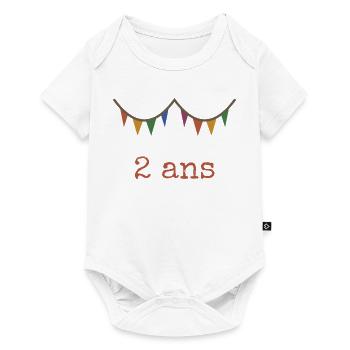 2. 2 JAHRE - Baby Premium Kurzarmbody - Weiß - Vorne