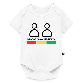 Bruder - Baby Premium Kurzarmbody - Weiß - Vorne