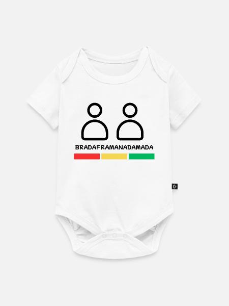 Bruder - Baby Premium Kurzarmbody - Weiß