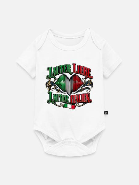 Lauter Liebe lauter Italien - Baby Premium Kurzarmbody - Weiß