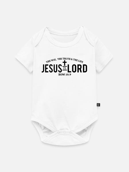 Jesus is Lord - Baby Premium Kurzarmbody - Weiß