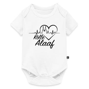 Kölle Alaaf - Baby Premium Kurzarmbody - Weiß - Vorne