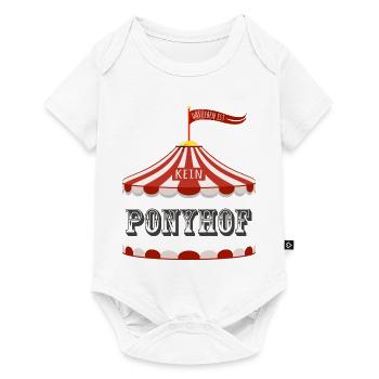 Das Leben ist kein Ponyhof - Baby Premium Kurzarmbody - Weiß - Vorne