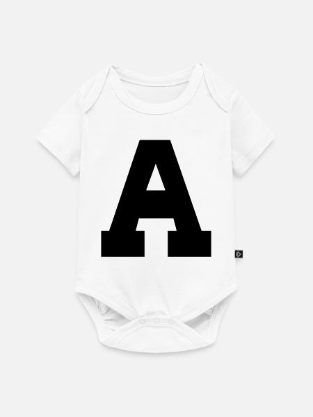 A - Baby Premium Kurzarmbody - Weiß