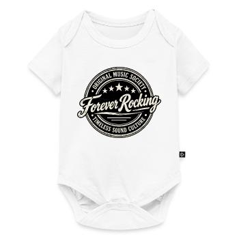 ORIGINAL MUSIC SOCIETY | Forever Rocking - Baby Premium Kurzarmbody - Weiß - Vorne
