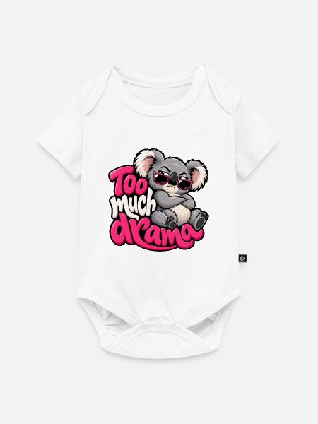 Koala - Baby Premium Kurzarmbody - Weiß