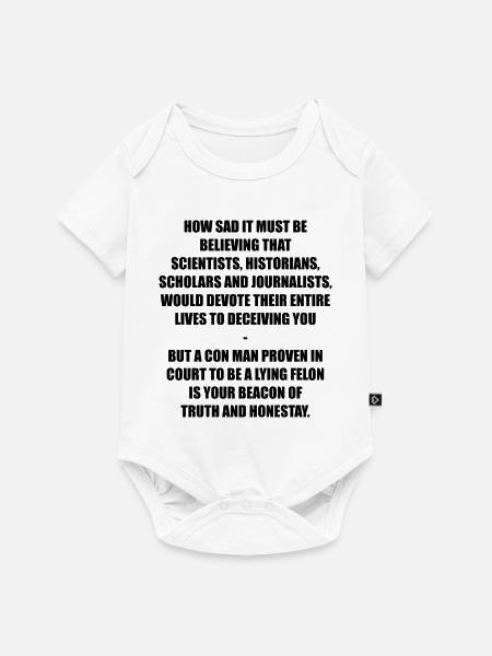 How sad - Baby Premium Kurzarmbody - Weiß