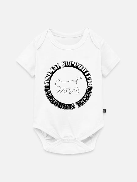 animal_supporter - Baby Premium Kurzarmbody - Weiß