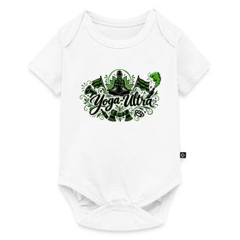 Yoga-Ultra - Baby Premium Kurzarmbody - Weiß - Vorne