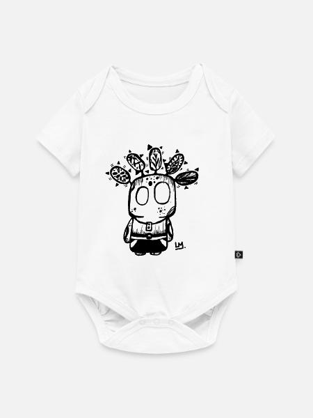Geschenkidee Fantasie-Kunstgottheit Gott Sadida Wakfu - Baby Premium Kurzarmbody - Weiß