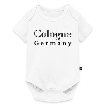Cologne Germany Schriftzug Geschenkidee Köln  - Baby Premium Kurzarmbody - Weiß - Vorne