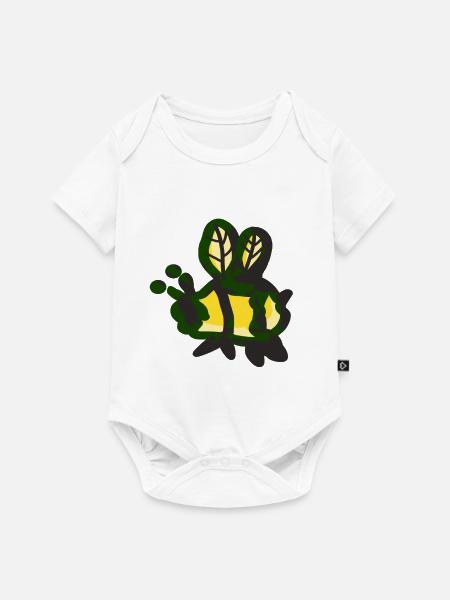 Honigbiene bienen - Baby Premium Kurzarmbody - Weiß