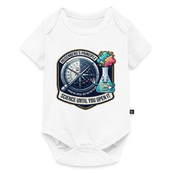 Heisenbergs Prinzip Wissenschafts Spaß - Baby Premium Kurzarmbody - Weiß - Vorne
