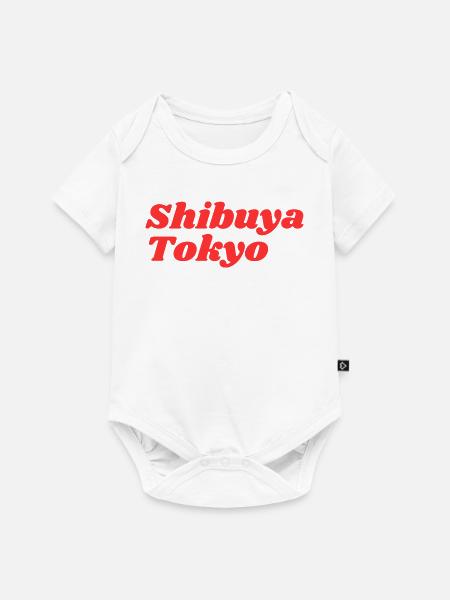 Shibuya Tokyo - Baby Premium Kurzarmbody - Weiß