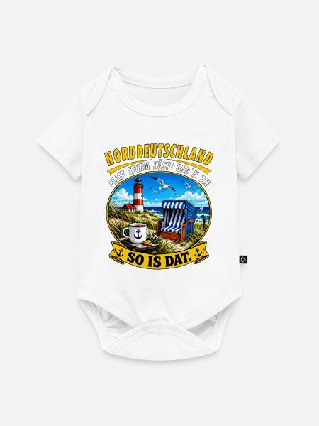 OSTFRIESLAND - Baby Premium Kurzarmbody - Weiß