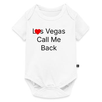 Ich liebe Vegas Ruf mich zurück - Baby Premium Kurzarmbody - Weiß - Vorne