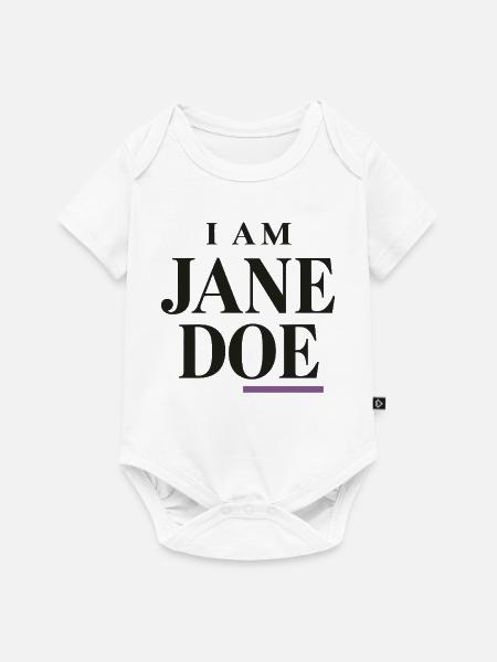 I'm Jane Doe – Meine Stimme - Baby Premium Kurzarmbody - Weiß