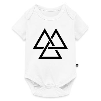 Stammeszeichen - Baby Premium Kurzarmbody - Weiß - Vorne