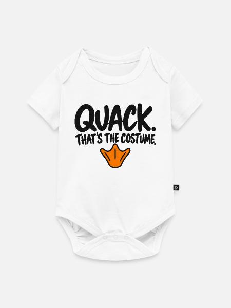 Quack That's the Costume - Baby Premium Kurzarmbody - Weiß