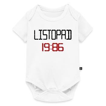 Geburtstag in Polen, November 1986 - Baby Premium Kurzarmbody - Weiß - Vorne