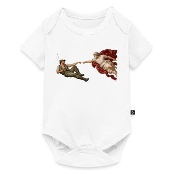 Die Erschaffung des Anglers - Baby Premium Kurzarmbody - Weiß - Vorne