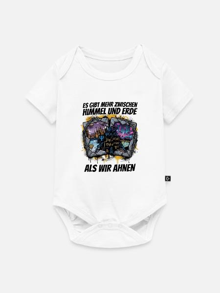 Weltenbruch: Formeln, Neonstädte - Baby Premium Kurzarmbody - Weiß