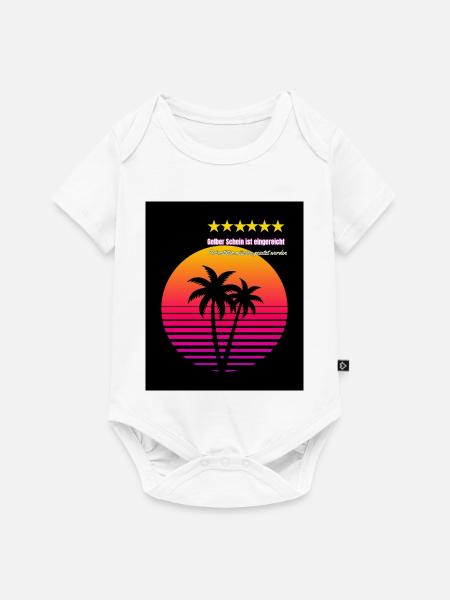 GT6 Krankenscheinshirt - Baby Premium Kurzarmbody - Weiß