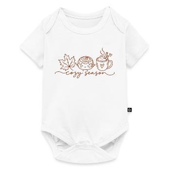 Cozy Season Autumn - Baby Premium Kurzarmbody - Weiß - Vorne