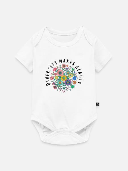 Diversity makes beauty! - Baby Premium Kurzarmbody - Weiß