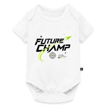 DARTZWERGE - Future Champ - Baby Premium Kurzarmbody - Weiß - Vorne
