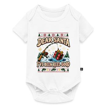 Dear Santa I've Been Reel Good - Baby Premium Kurzarmbody - Weiß - Vorne
