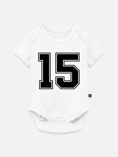 15 - Baby Premium Kurzarmbody - Weiß