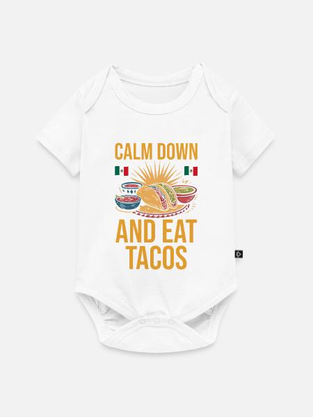 Mexican Mexico Tacos - Baby Premium Kurzarmbody - Weiß