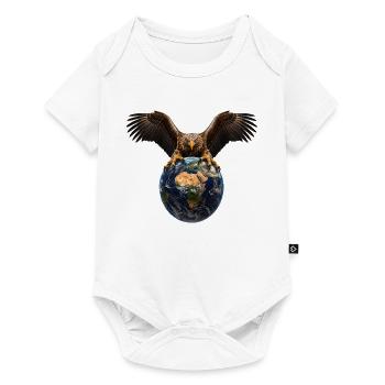 Seeadler Adler Eagle - Baby Premium Kurzarmbody - Weiß - Vorne