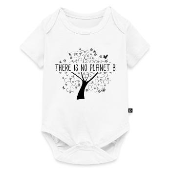 There is No Planet B - Earth Day - Baby Premium Kurzarmbody - Weiß - Vorne