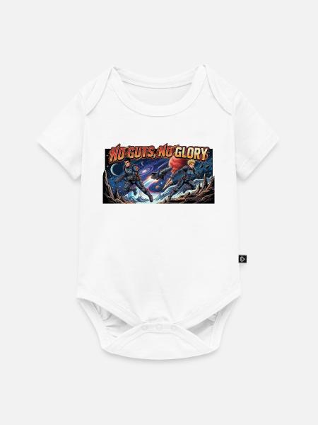 No_guts-_no_glory - Baby Premium Kurzarmbody - Weiß