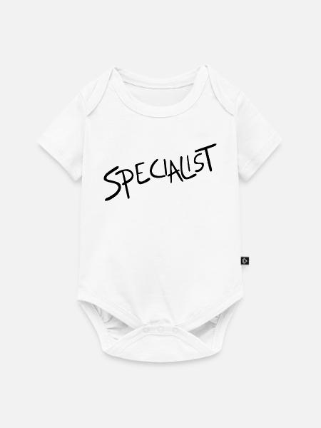 Spezialist Handschrift Signatur - Baby Premium Kurzarmbody - Weiß
