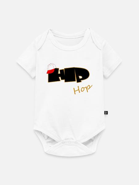 Hip Hop - Baby Premium Kurzarmbody - Weiß