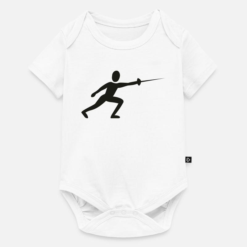Fechter - Baby Premium Kurzarmbody - Weiß