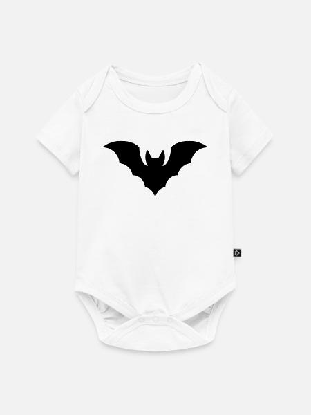 Fledermaus - Baby Premium Kurzarmbody - Weiß
