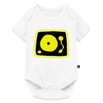 Record player - Baby Premium short-sleeve bodysuit - white - Front