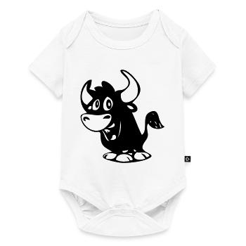 Stier - Baby Premium Kurzarmbody - Weiß - Vorne