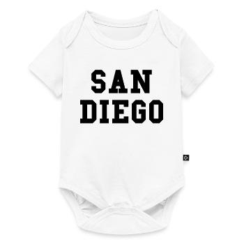 San Diego - couleur personnalisable - Body à manches courtes Premium Bébé - blanc - Devant